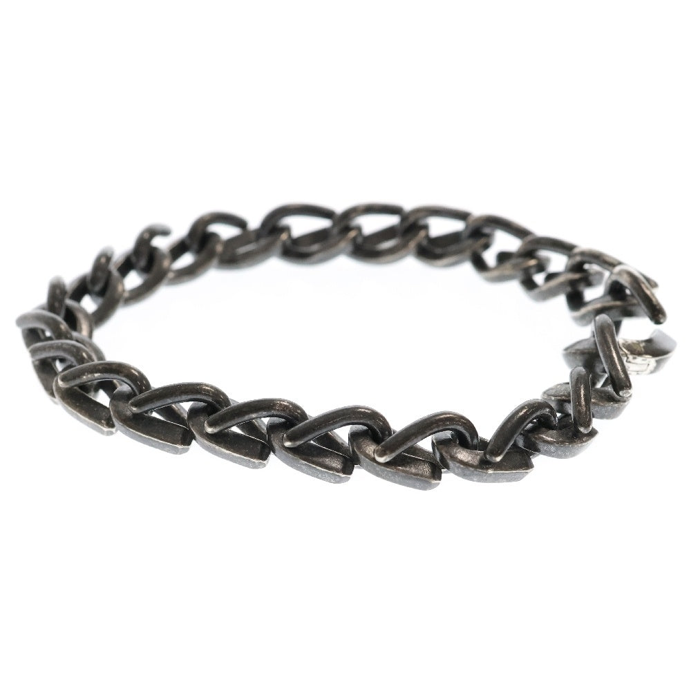 TIFFANY & Co.(ティファニー) FORGE MEDIUM LINK BRACELET フォージ ミディアム ブレスレット 21リンク シルバー/ブラック
