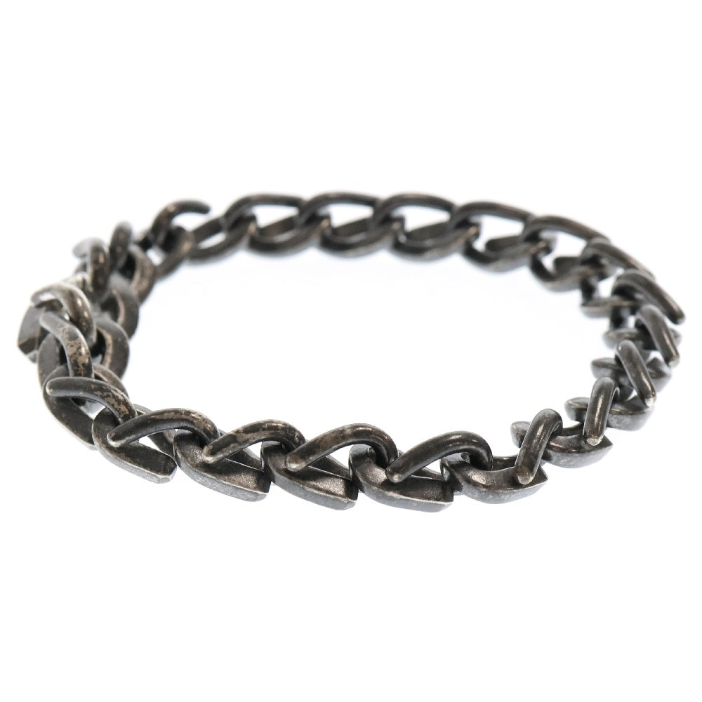 TIFFANY & Co.(ティファニー) FORGE MEDIUM LINK BRACELET フォージ ミディアム ブレスレット 21リンク シルバー/ブラック