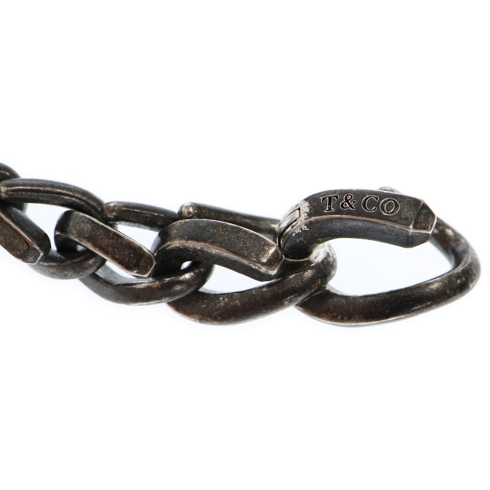 TIFFANY & Co.(ティファニー) FORGE MEDIUM LINK BRACELET フォージ ミディアム ブレスレット 21リンク シルバー/ブラック