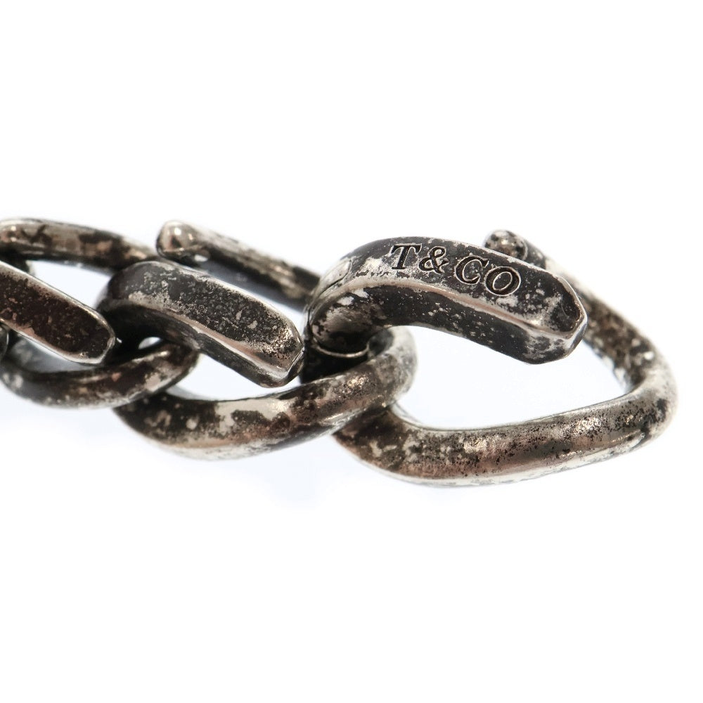 TIFFANY & Co.(ティファニー) FORGE MEDIUM LINK BRACELET フォージ ミディアム ブレスレット 22リンク シルバー/ブラック
