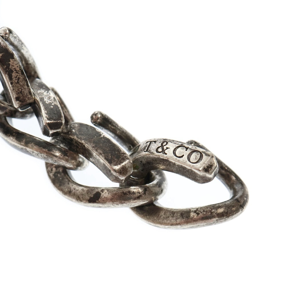 TIFFANY & Co.(ティファニー) FORGE LARGE LINK BRACELET フォージ ラージ ブレスレット 16リンク シルバー/ブラック