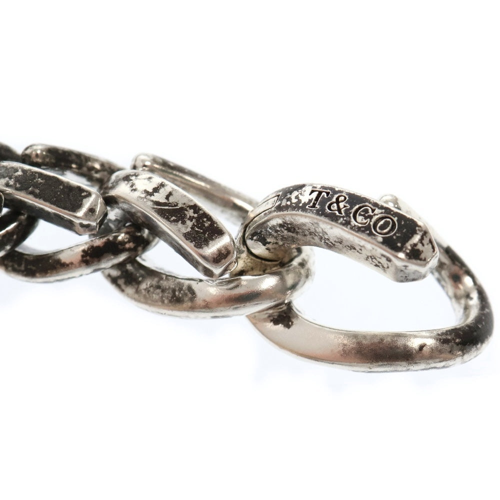 TIFFANY & Co.(ティファニー) FORGE MEDIUM LINK BRACELET フォージ ミディアム ブレスレット 21リンク シルバー/ブラック