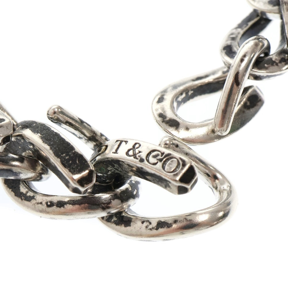 TIFFANY & Co.(ティファニー) FORGE LARGE LINK BRACELET フォージ ラージ ブレスレット 15リンク シルバー/ブラック