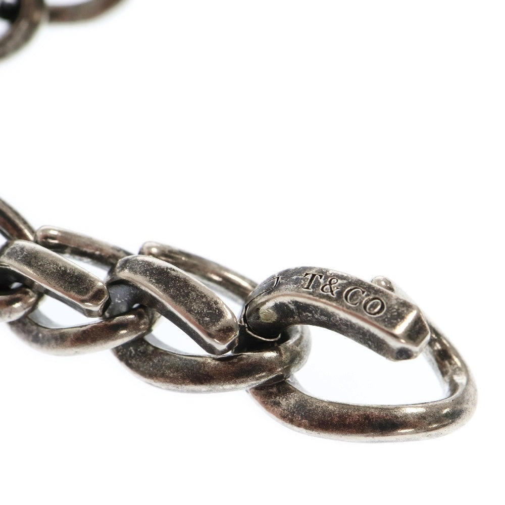 TIFFANY & Co.(ティファニー) FORGE MEDIUM LINK BRACELET フォージ ミディアム ブレスレット 21リンク シルバー/ブラック