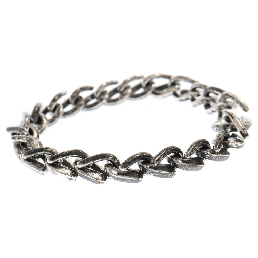TIFFANY & Co.(ティファニー) FORGE MEDIUM LINK BRACELET フォージ ミディアム ブレスレット 21リンク シルバー/ブラック