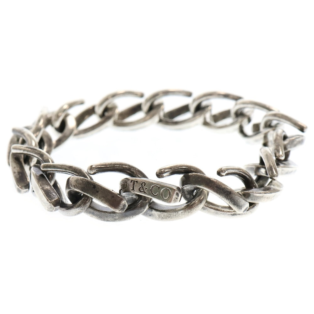 TIFFANY & Co.(ティファニー) FORGE LARGE LINK BRACELET フォージ ラージ ブレスレット 15リンク シルバー/ブラック