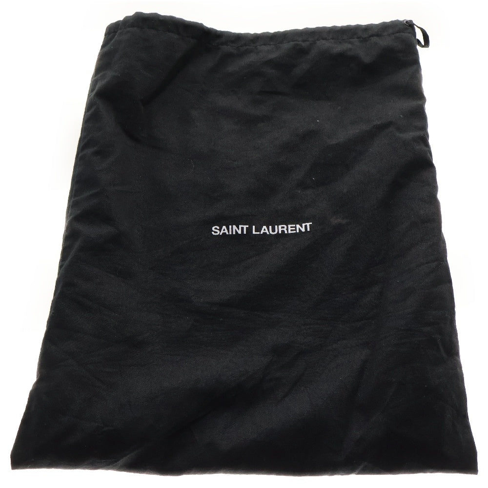 SAINT LAURENT PARIS(サンローランパリ) CLASSIC クラシック スウェードレザー レースアップ ローカットスニーカー ブラック/ホワイト GE421570