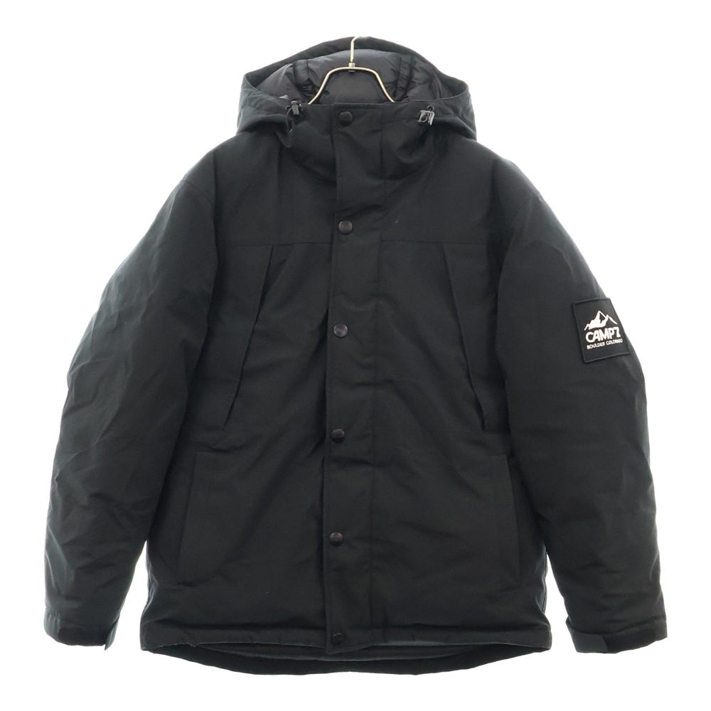 CAMP7(キャンプセブン) シンパテックス フーデッドダウンジャケット ブラック CP-4116003