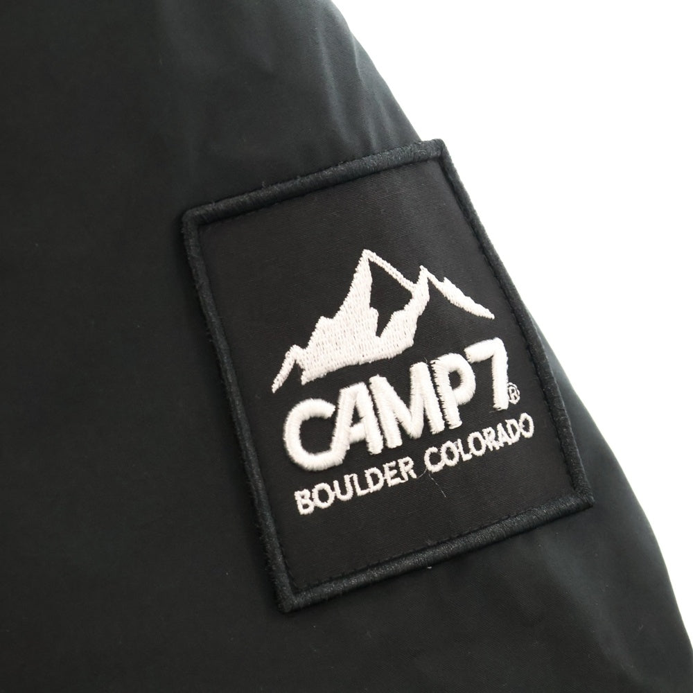 CAMP7(キャンプセブン) シンパテックス フーデッドダウンジャケット ブラック CP-4116003