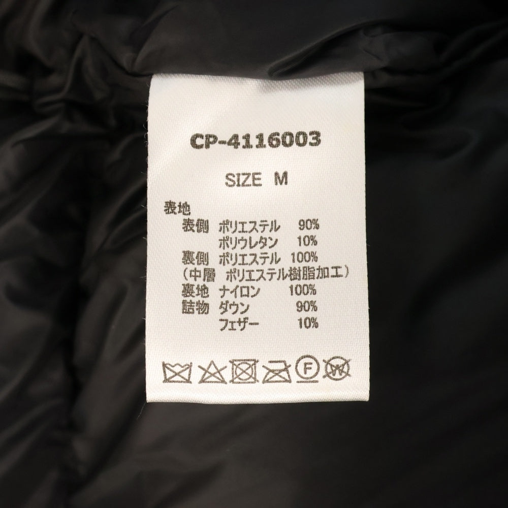 CAMP7(キャンプセブン) シンパテックス フーデッドダウンジャケット ブラック CP-4116003