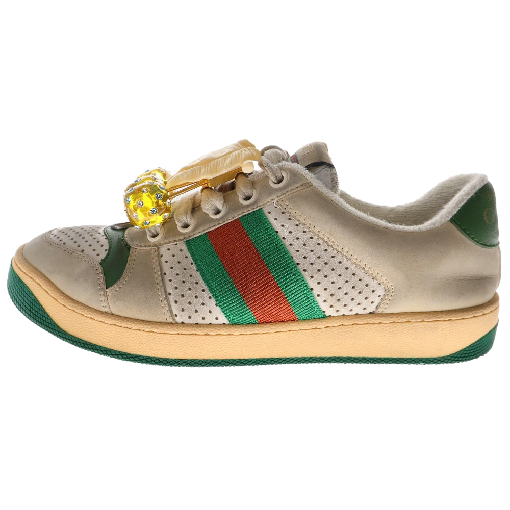 GUCCI(グッチ) Cherry Screener Sneakers チェリーモチーフ スクリーナー ローカットスニーカー マルチカラー レディース 571771 0YI20 9582