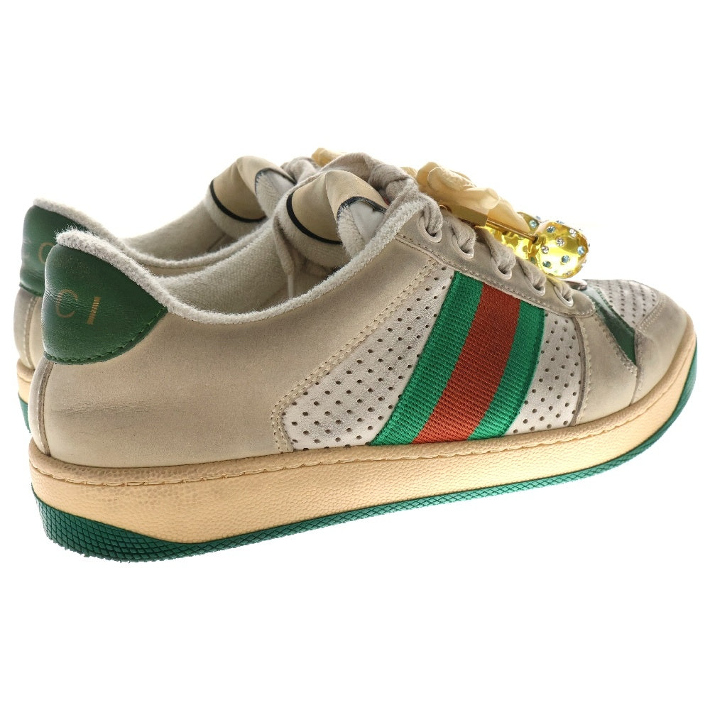 GUCCI(グッチ) Cherry Screener Sneakers チェリーモチーフ スクリーナー ローカットスニーカー マルチカラー レディース 571771 0YI20 9582
