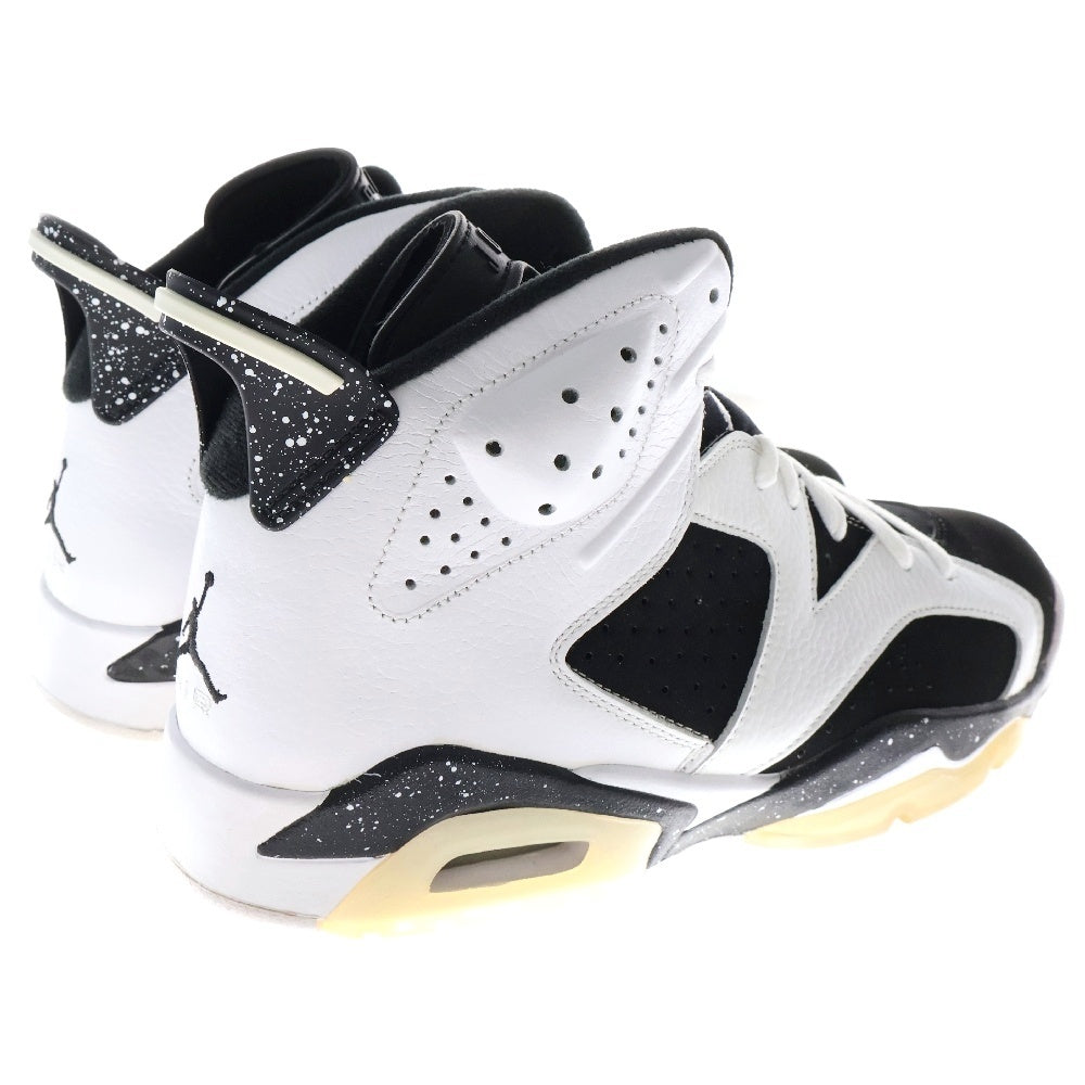NIKE(ナイキ) 【鑑賞用 2009年製】 AIR JORDAN 6 RETRO OREO ナイキ エアジョーダン6 レトロ オレオ ハイカットスニーカー ホワイト/ブラック US9.5/27.5cm 384664-101