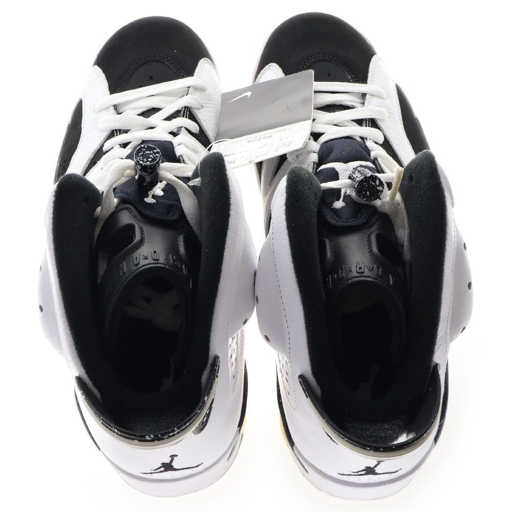 NIKE(ナイキ) 【鑑賞用 2009年製】 AIR JORDAN 6 RETRO OREO ナイキ エアジョーダン6 レトロ オレオ ハイカットスニーカー ホワイト/ブラック US9.5/27.5cm 384664-101