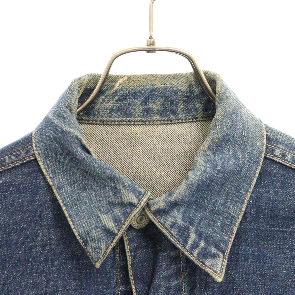 Levi's(リーバイス) 50S VINTAGE 507XX 2nd ボタン裏 17 BIGE 片面タブ 紙パッチ セカンド デニム トラッカージャケット インディゴ