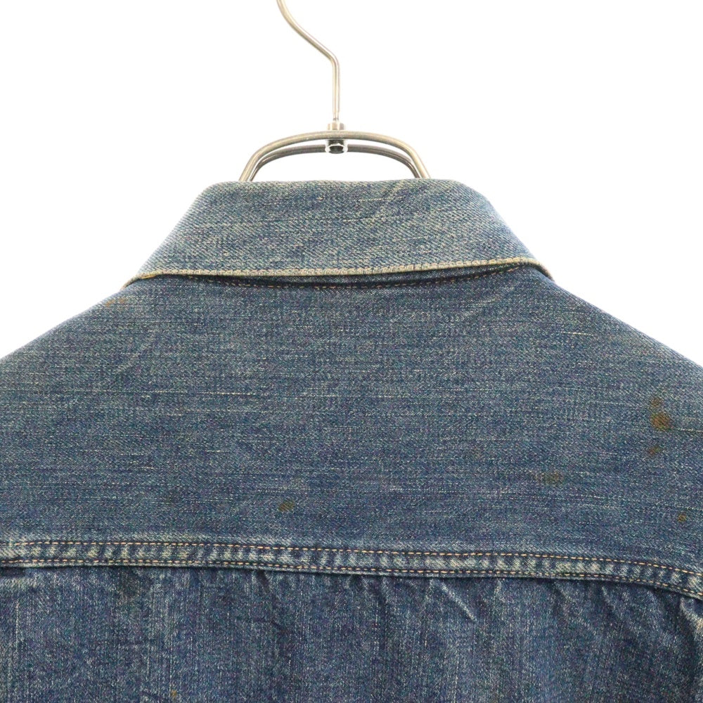 Levi's(リーバイス) 50S VINTAGE 507XX 2nd ボタン裏 17 BIGE 片面タブ 紙パッチ セカンド デニム トラッカージャケット インディゴ
