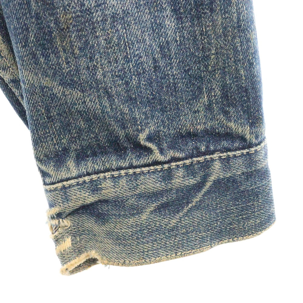 Levi's(リーバイス) 50S VINTAGE 507XX 2nd ボタン裏 17 BIGE 片面タブ 紙パッチ セカンド デニム トラッカージャケット インディゴ