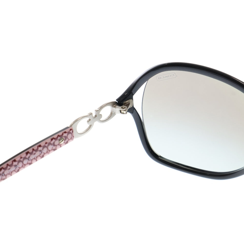 COACH(コーチ) L006 NATASHA ビッグフレーム サングラス メガネ レディース ブラック/ピンク HC8018