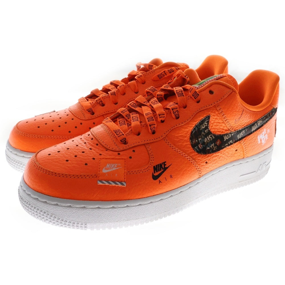 NIKE(ナイキ) AIR FORCE 1 LOW JUST DO IT エアフォース 1 ジャスト ドゥ イット ローカットスニーカー オレンジ US8.5/26.5cm AR7719-800