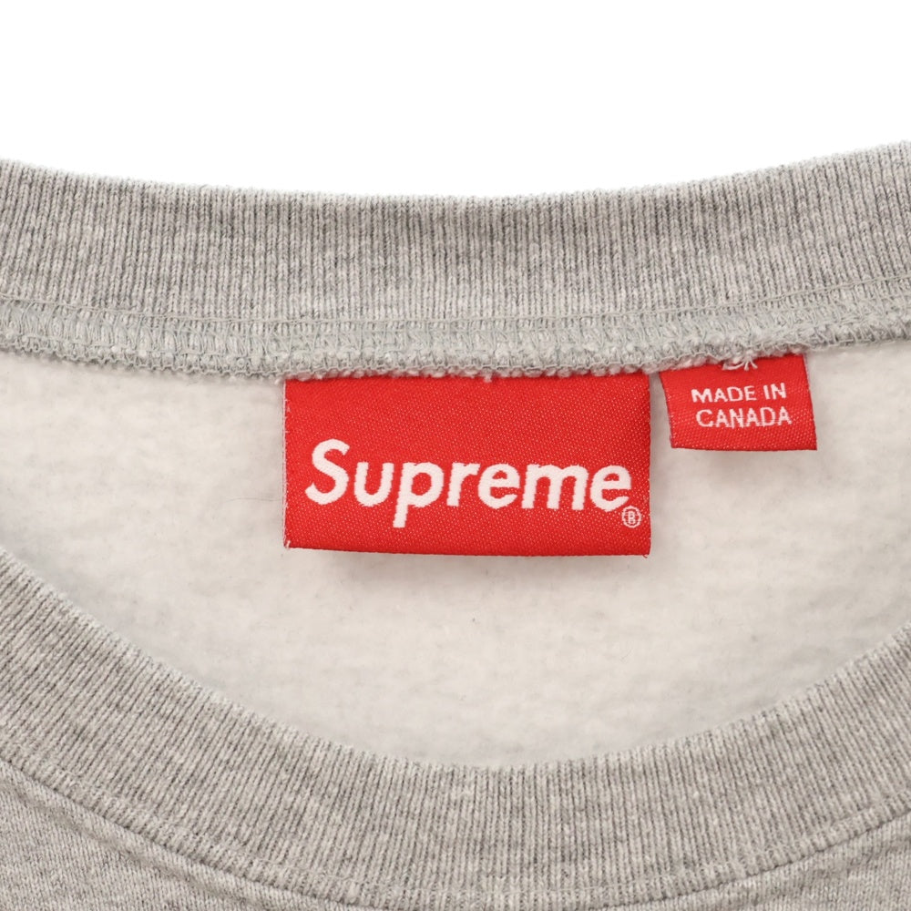 SUPREME(シュプリーム) 22AW Box Logo Crewneck Sweatshirt ボックスロゴ クルーネックスウェットトレーナー グレー