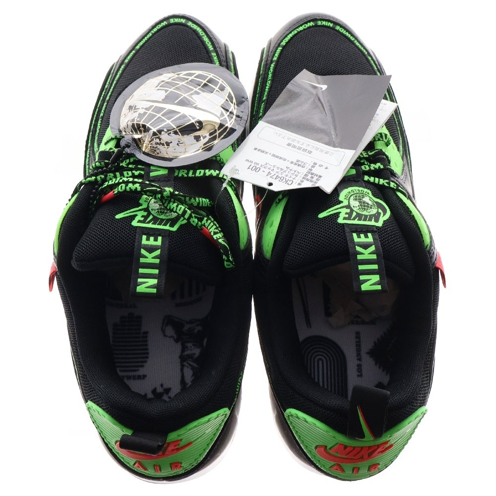 NIKE(ナイキ) AIR MAX 90 Worldwide Pack エアマックス ワールドワイドパック ブラック ローカットスニーカー US9/27cm CK6474-001