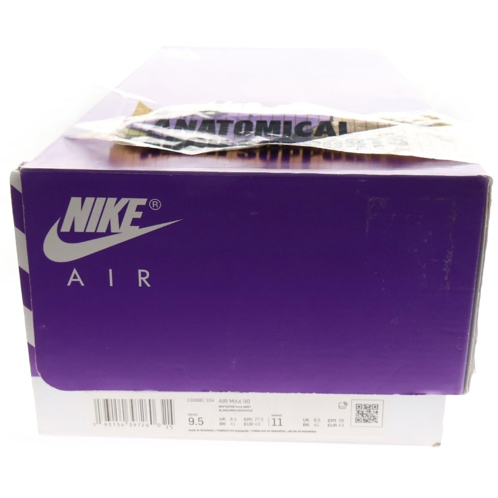 NIKE(ナイキ) AIR MAX 90 HYPER GRAPE エアマックス ハイパーグレープ ローカットスニーカー パープル/ホワイト US9.5/27.5cm CD0881-104