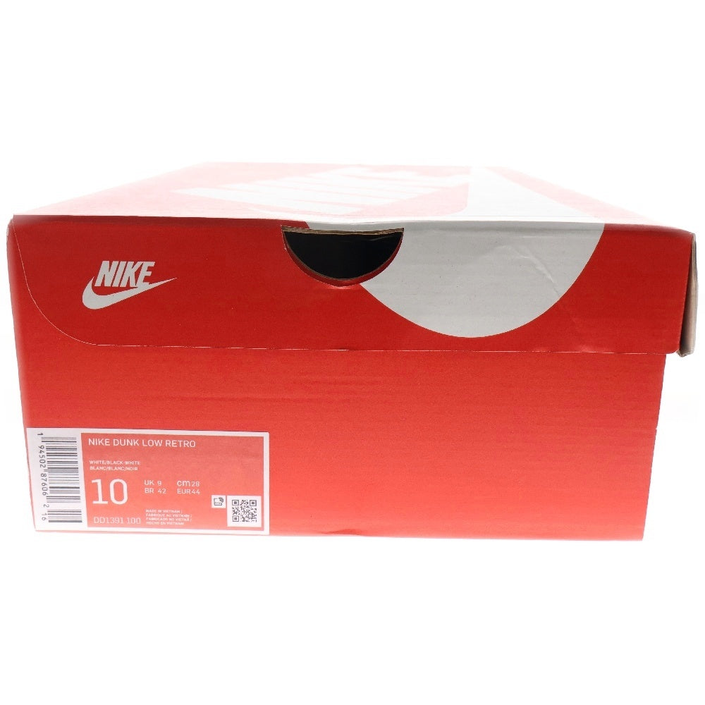 NIKE(ナイキ) DUNK LOW PANDA ダンク パンダ ローカットスニーカー ブラック/ホワイト US10/28cm DD1391-100
