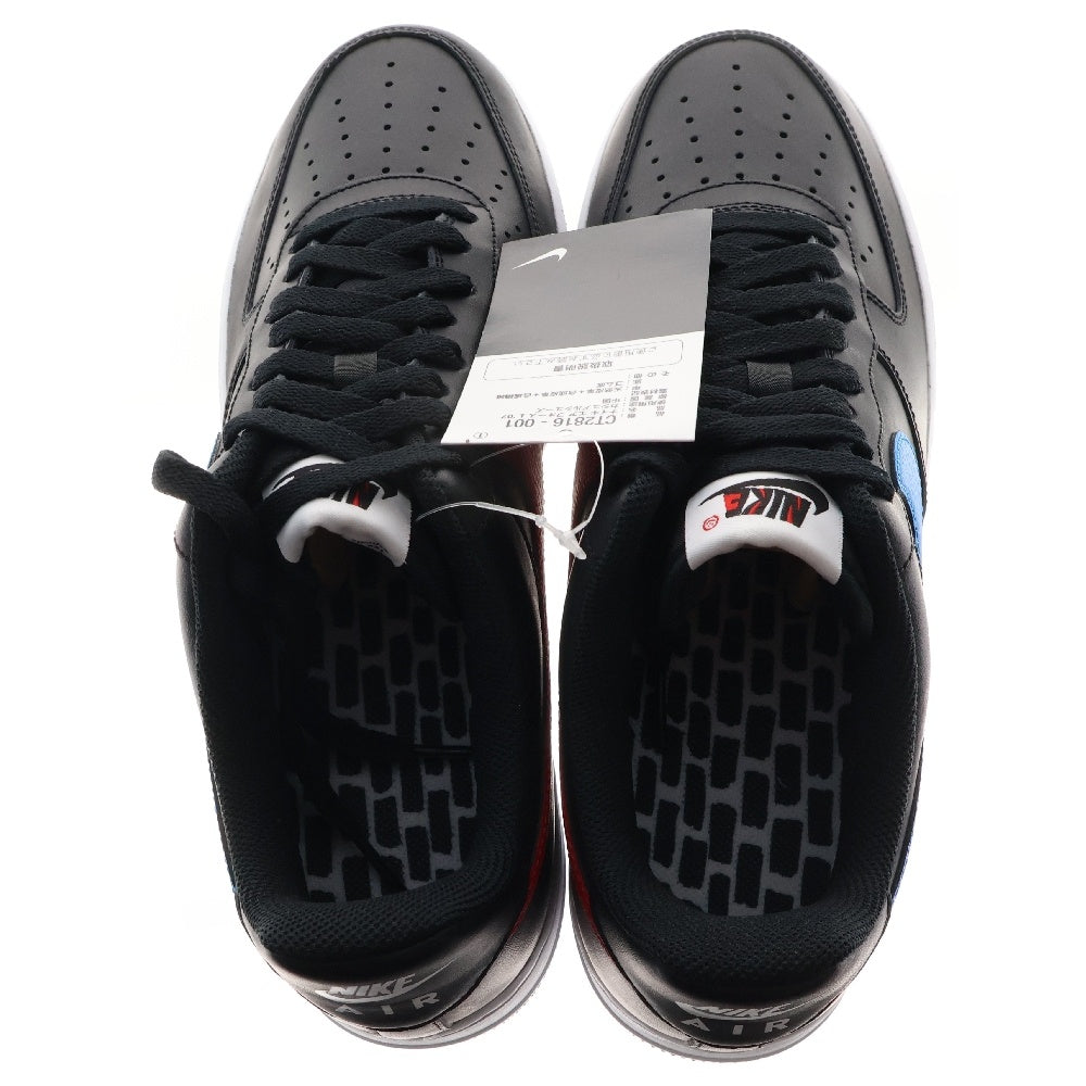 NIKE(ナイキ) AIR FORCE 1 LOW SHOEMAKER PACK エアフォース 1 シューメーカーパック ローカットスニーカー ブラック/ブルー/レッド US9.5/27.5cm CT2816-001