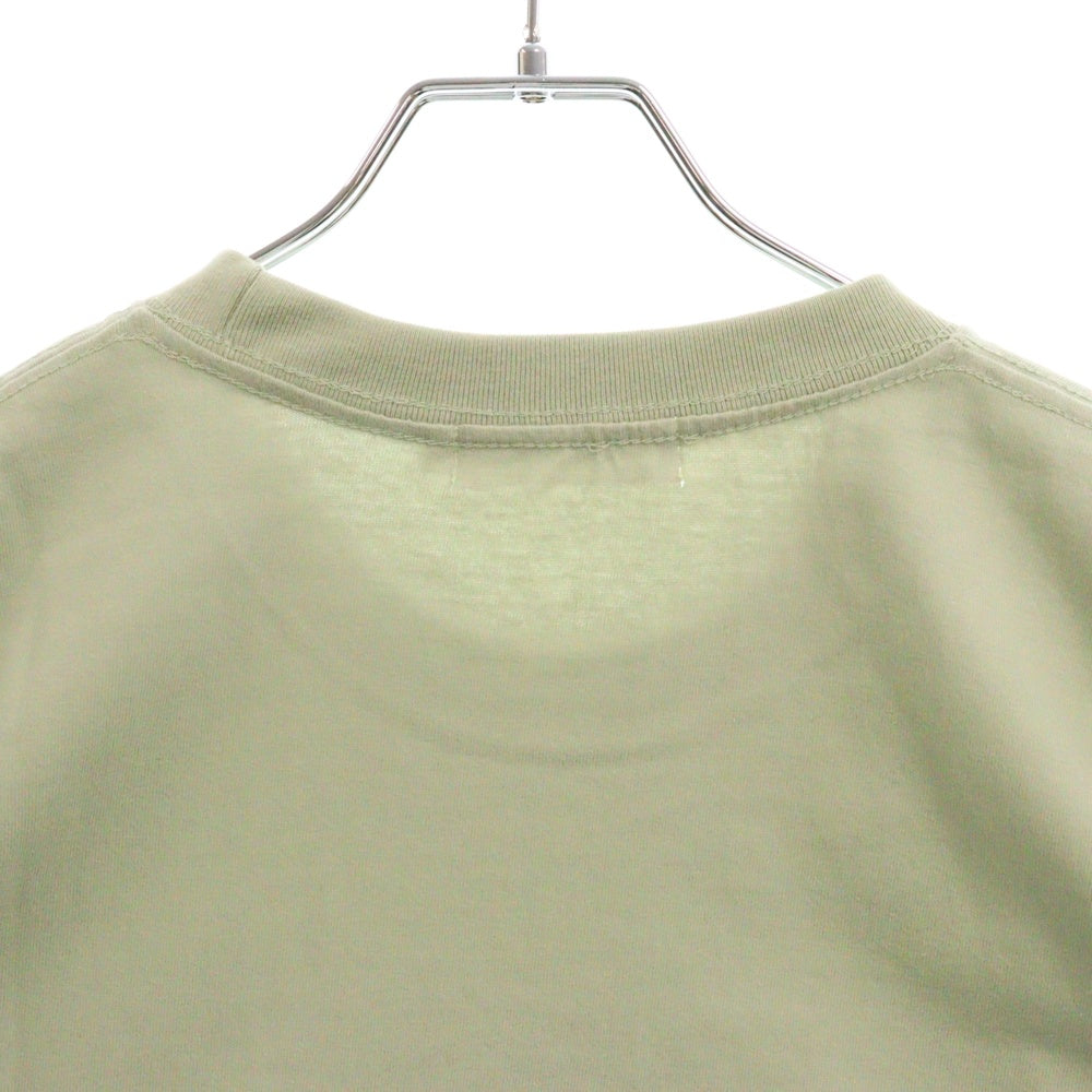 CABARET POVAL(キャバレーポバール) 25SS ロゴプリント半袖Tシャツ グリーン