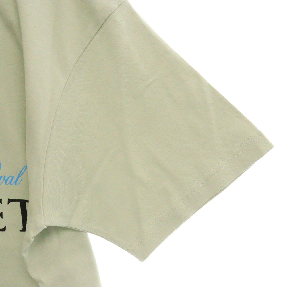 CABARET POVAL(キャバレーポバール) 25SS ロゴプリント半袖Tシャツ グリーン