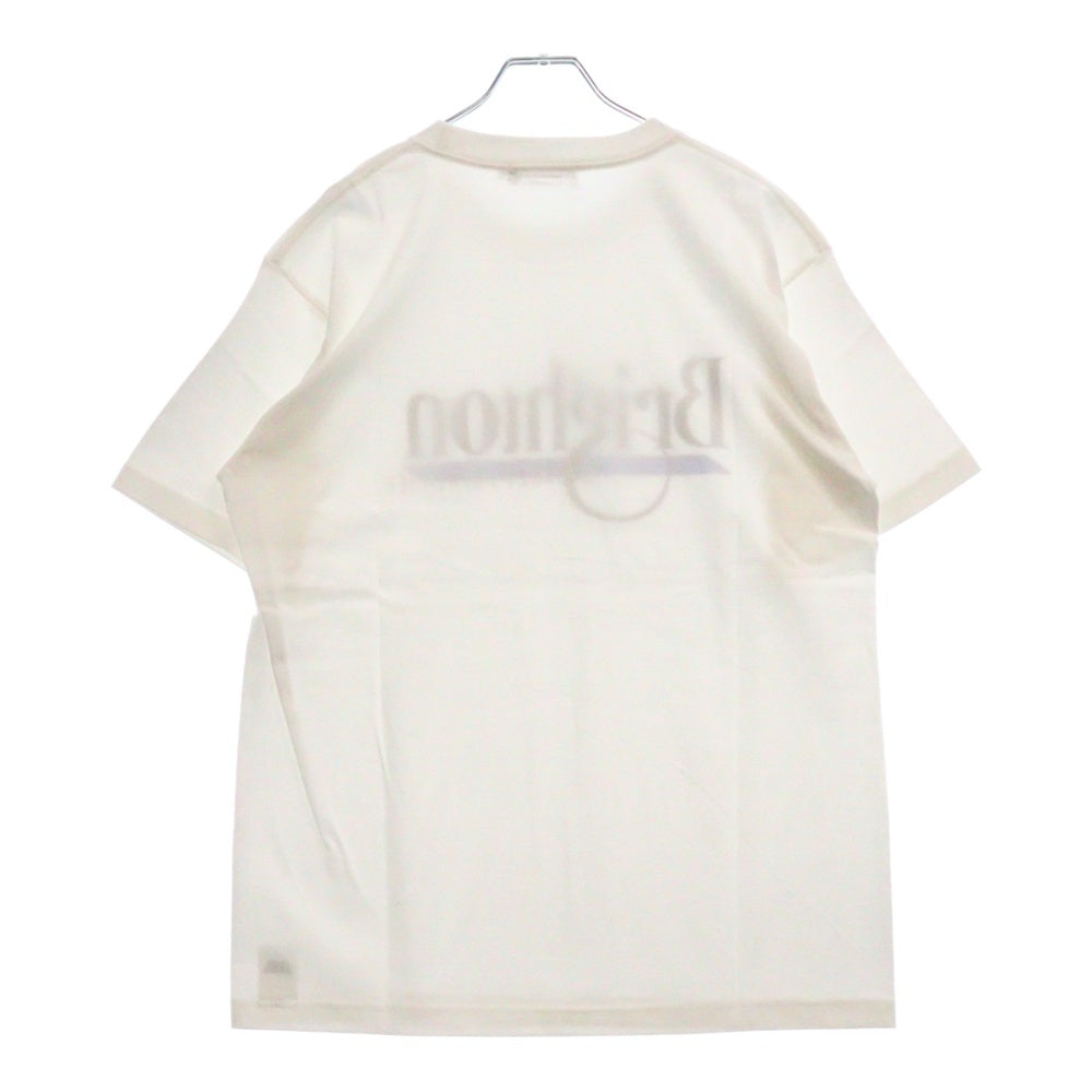 CABARET POVAL(キャバレーポバール) 25SS Brighton TEE プリント半袖Tシャツ ホワイト
