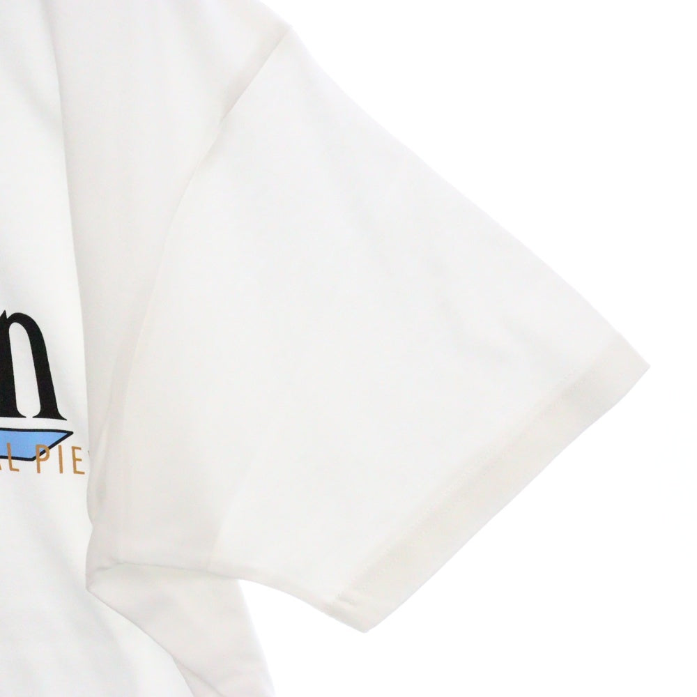 CABARET POVAL(キャバレーポバール) 25SS Brighton TEE プリント半袖Tシャツ ホワイト