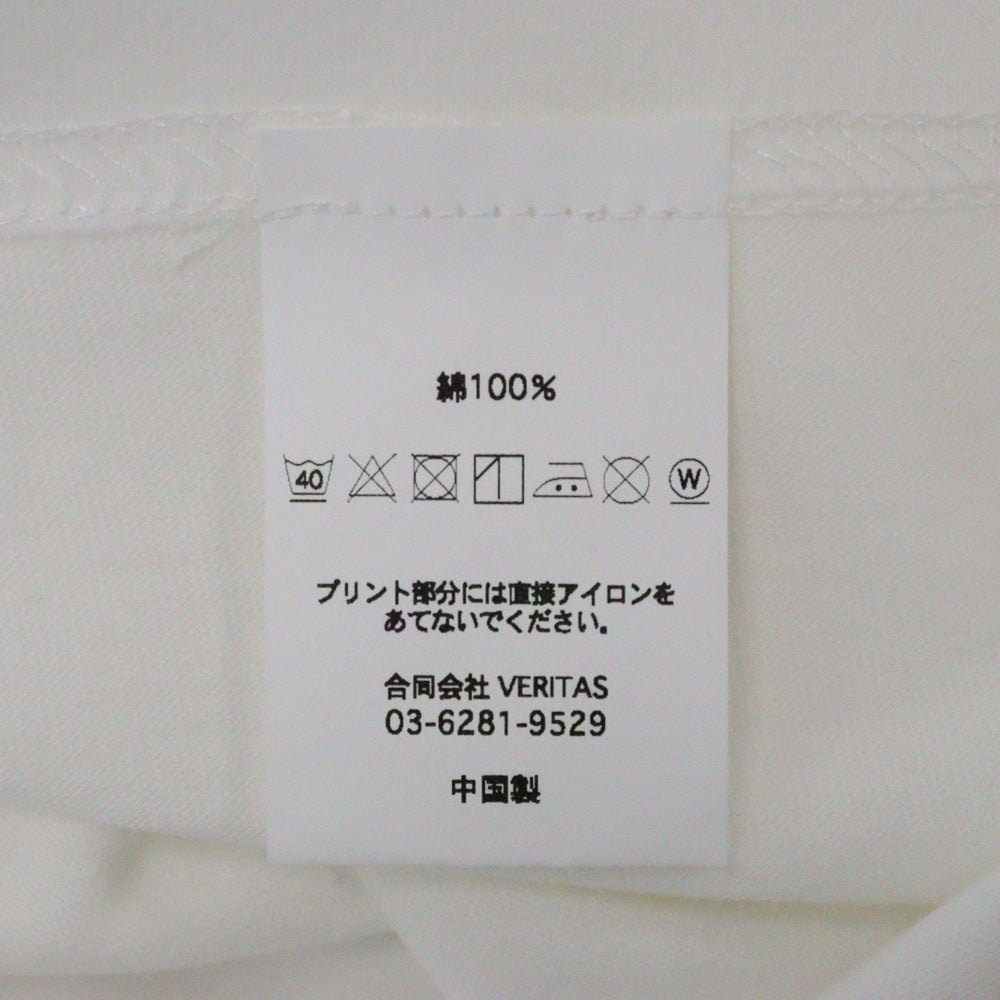 CABARET POVAL(キャバレーポバール) 25SS Brighton TEE プリント半袖Tシャツ ホワイト