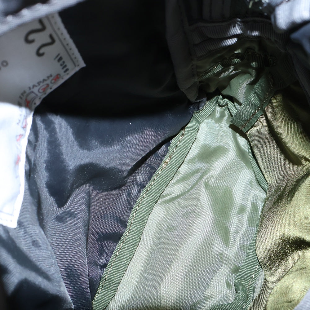 Sacai(サカイ) ×Porter 20AW Micro Back Pack ポーター マイクロバックパック グレー/オリーブ 20-0226S
