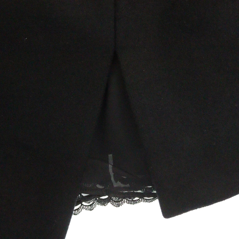 Sacai(サカイ) Wool Melton Skirt ウール メルトン スカート ブラック レディース 24-07335