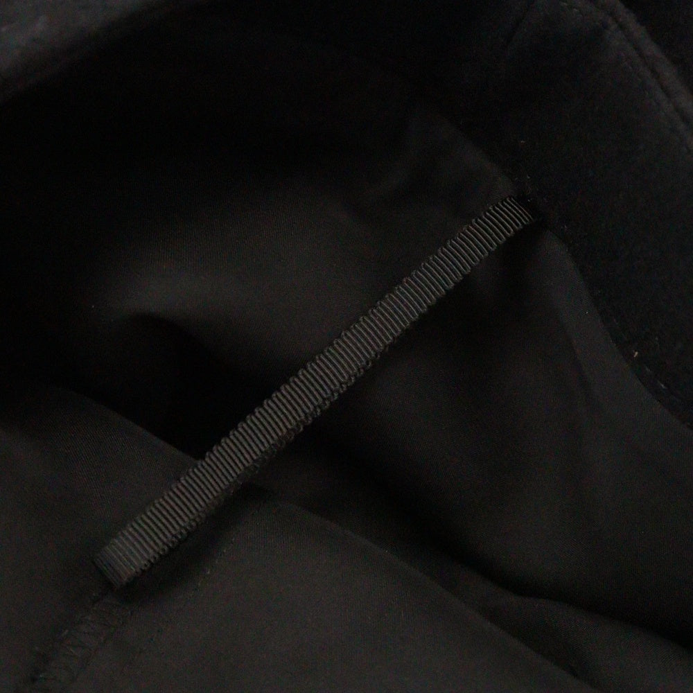 Sacai(サカイ) Wool Melton Skirt ウール メルトン スカート ブラック レディース 24-07335