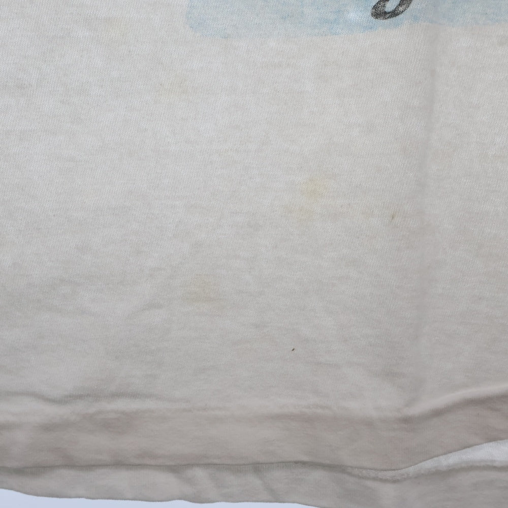 VINTAGE(ヴィンテージ) 90S ROD STEWART ロッドスチュワートフォトプリント半袖Tシャツ カットソー ホワイト