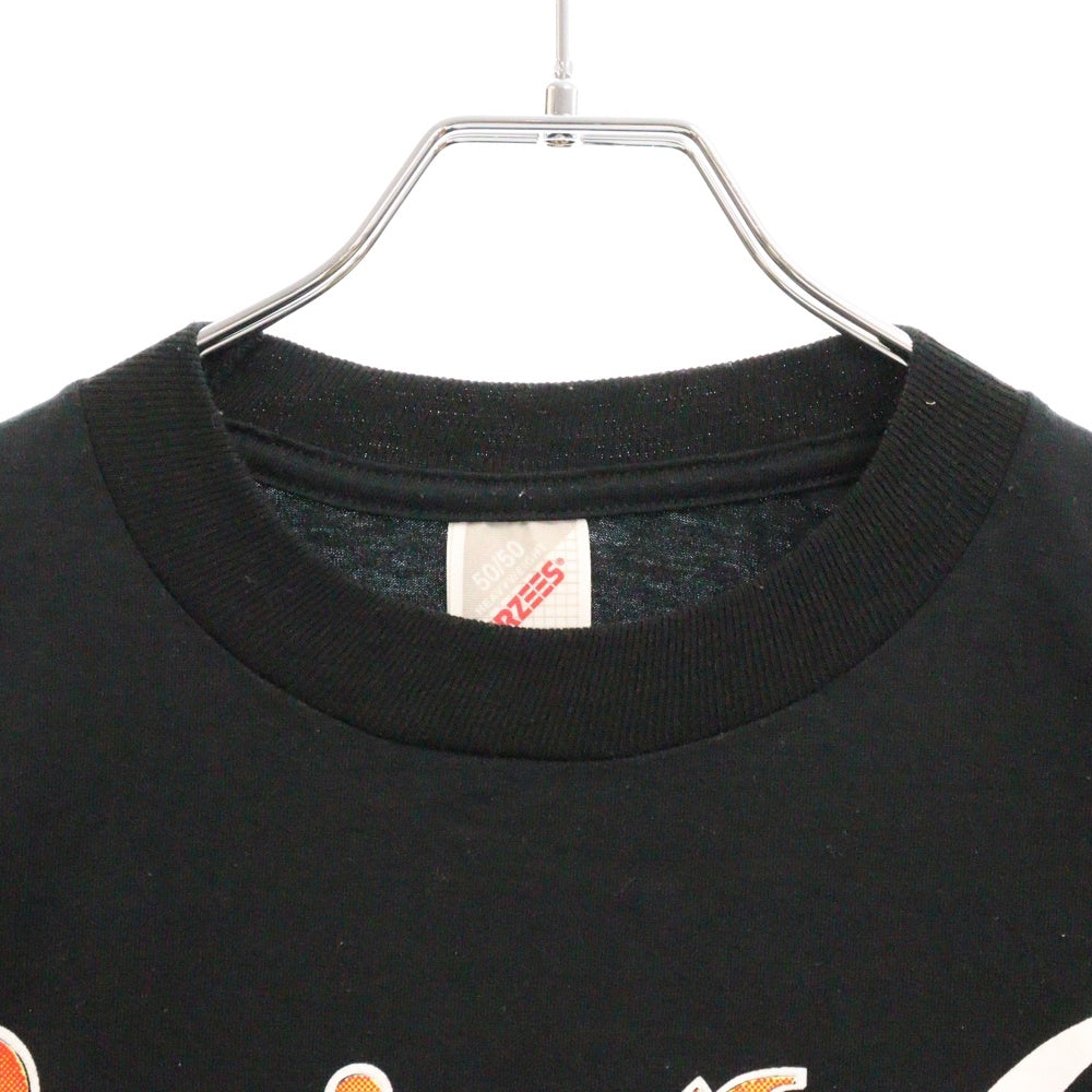 VINTAGE(ヴィンテージ) 90S RAINBOW レインボー ロゴプリント半袖Tシャツ カットソー ブラック