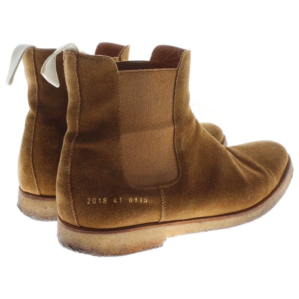 COMMON PROJECTS(コモン プロジェクト) スエード チェルシーブーツ サイドゴアブーツ ベージュ