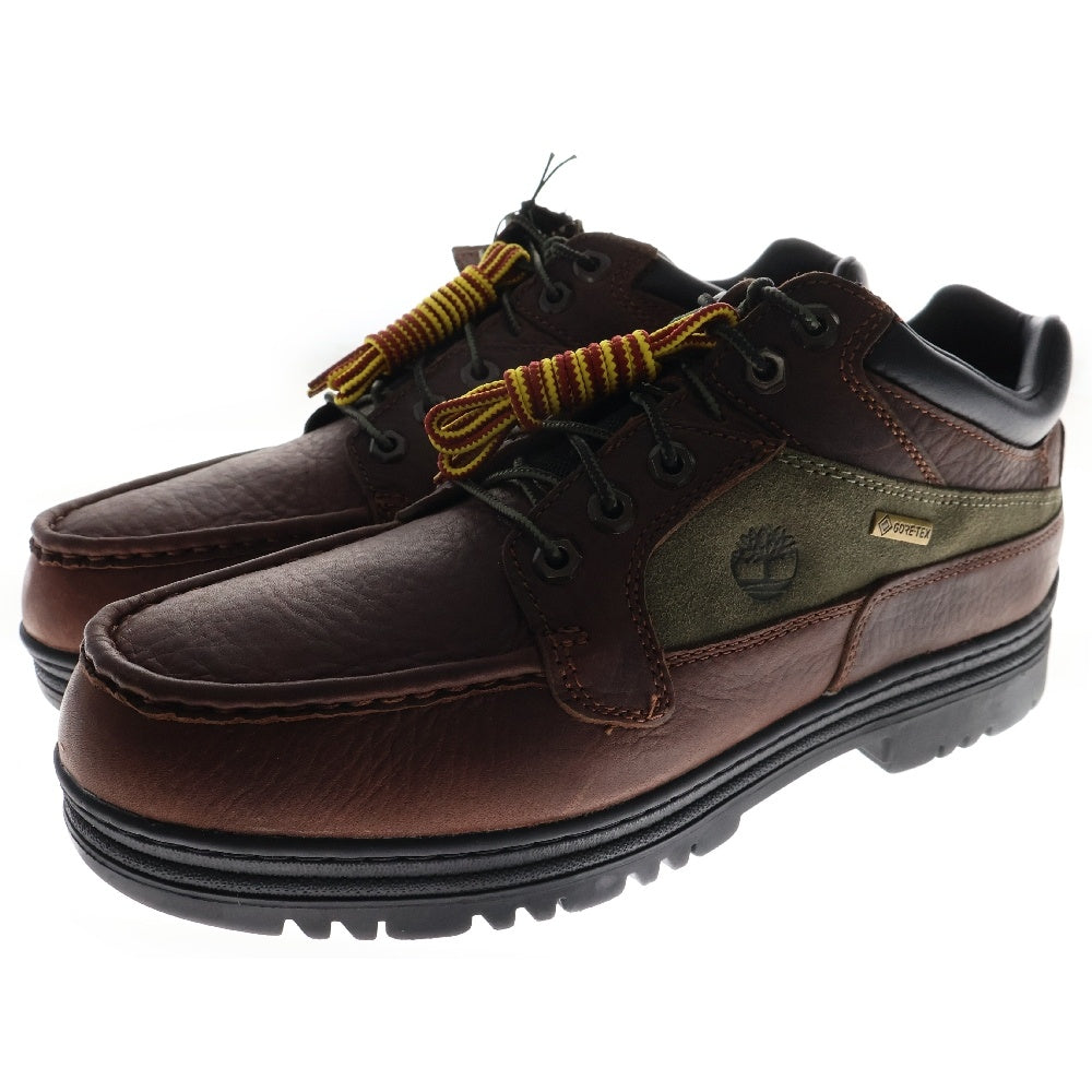 Timberland(ティンバーランド) ×the Apartment HERITAGE GTX MOC TOE MID ジアパートメント ヘリテージ モックトゥー ゴアテックス ミッドカットブーツ ブラウン/カーキ US11/29cm 0A68KK