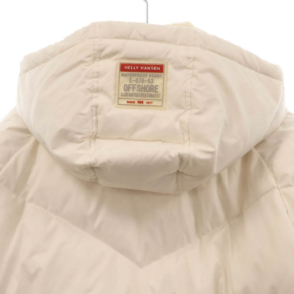 HELLY HANSEN(ヘリーハンセン) Logo Embroidery Down Jacket ロゴ刺繍 ダウンジャケット ホワイト