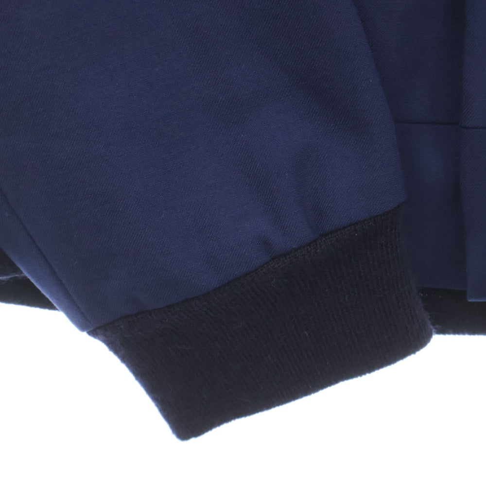 LAD MUSICIAN(ラッドミュージシャン) 15AW COLLARLESS JACKET カラーレス 比翼 ジャケット ネイビー 2215-307
