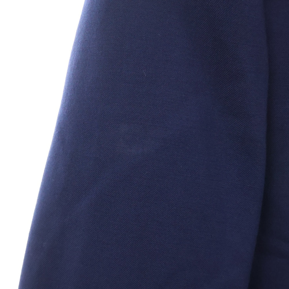 LAD MUSICIAN(ラッドミュージシャン) 15AW COLLARLESS JACKET カラーレス 比翼 ジャケット ネイビー 2215-307
