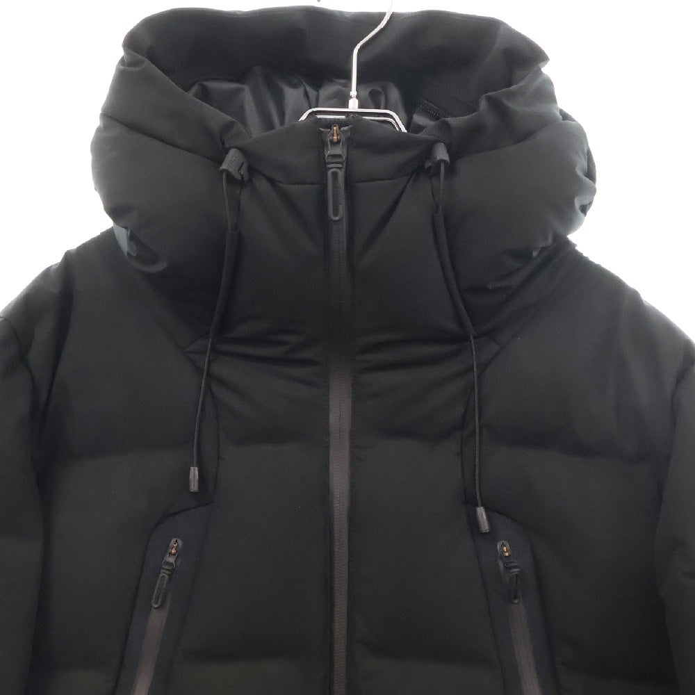 DESCENTE(デサント) ALLTERRAIN MOUNTAINEER オルテライン マウンテニアー フーデッド 水沢ダウンジャケット ブラック DAMWGK30U