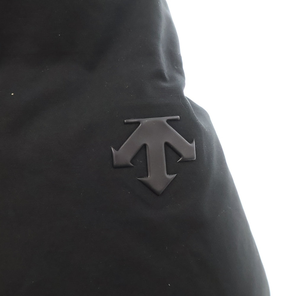 DESCENTE(デサント) ALLTERRAIN MOUNTAINEER オルテライン マウンテニアー フーデッド 水沢ダウンジャケット ブラック DAMWGK30U