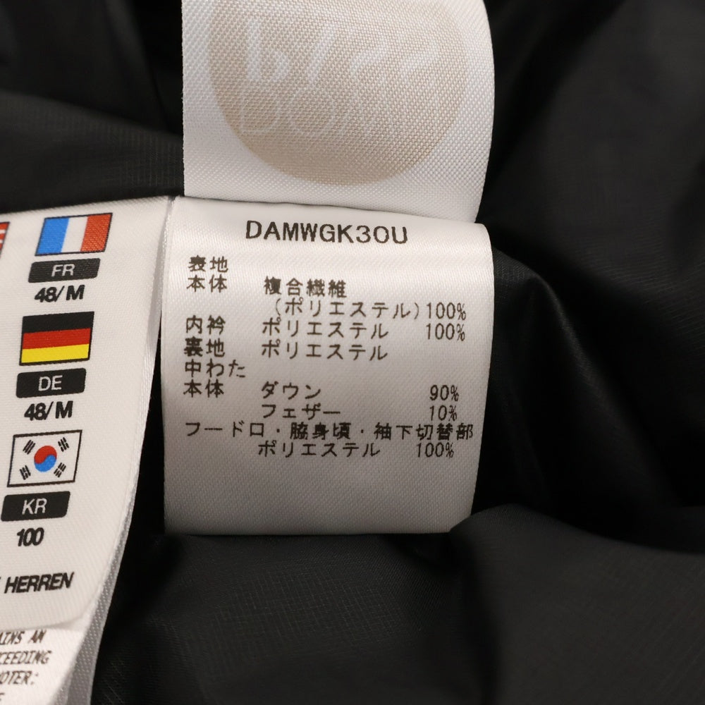 DESCENTE(デサント) ALLTERRAIN MOUNTAINEER オルテライン マウンテニアー フーデッド 水沢ダウンジャケット ブラック DAMWGK30U