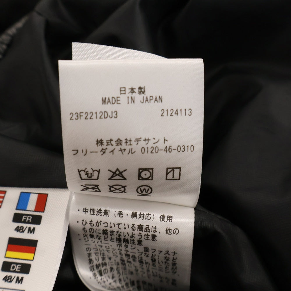 DESCENTE(デサント) ALLTERRAIN MOUNTAINEER オルテライン マウンテニアー フーデッド 水沢ダウンジャケット ブラック DAMWGK30U