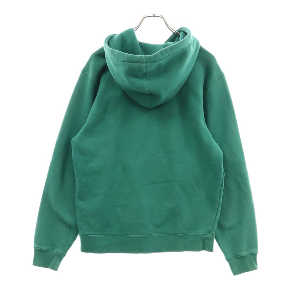 STUSSY(ステューシー) CIRCLE C PULLOVER HOODIE サークル シー 刺繍ロゴ プルオーバー フーディー パーカー グリーン 118397