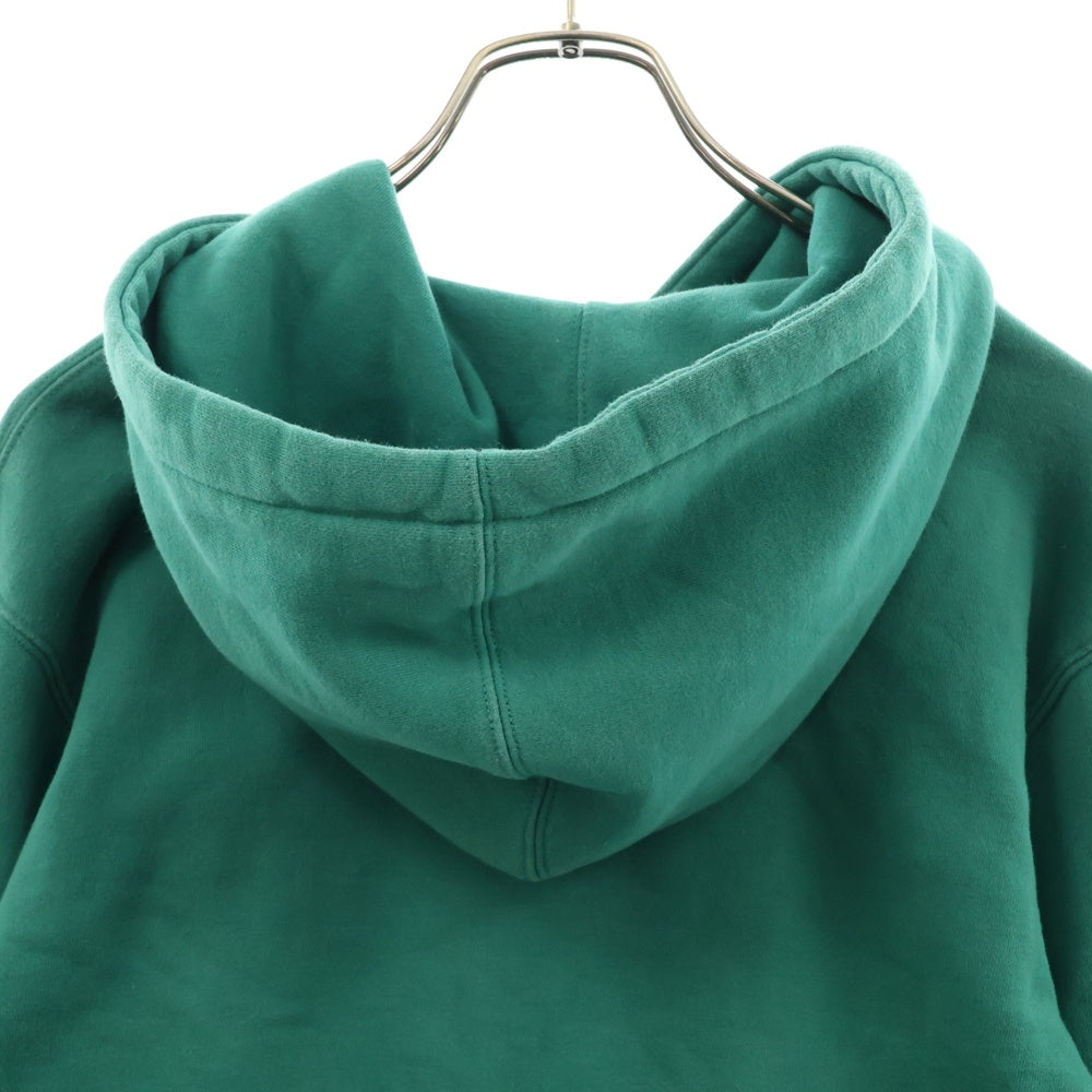 STUSSY(ステューシー) CIRCLE C PULLOVER HOODIE サークル シー 刺繍ロゴ プルオーバー フーディー パーカー グリーン 118397