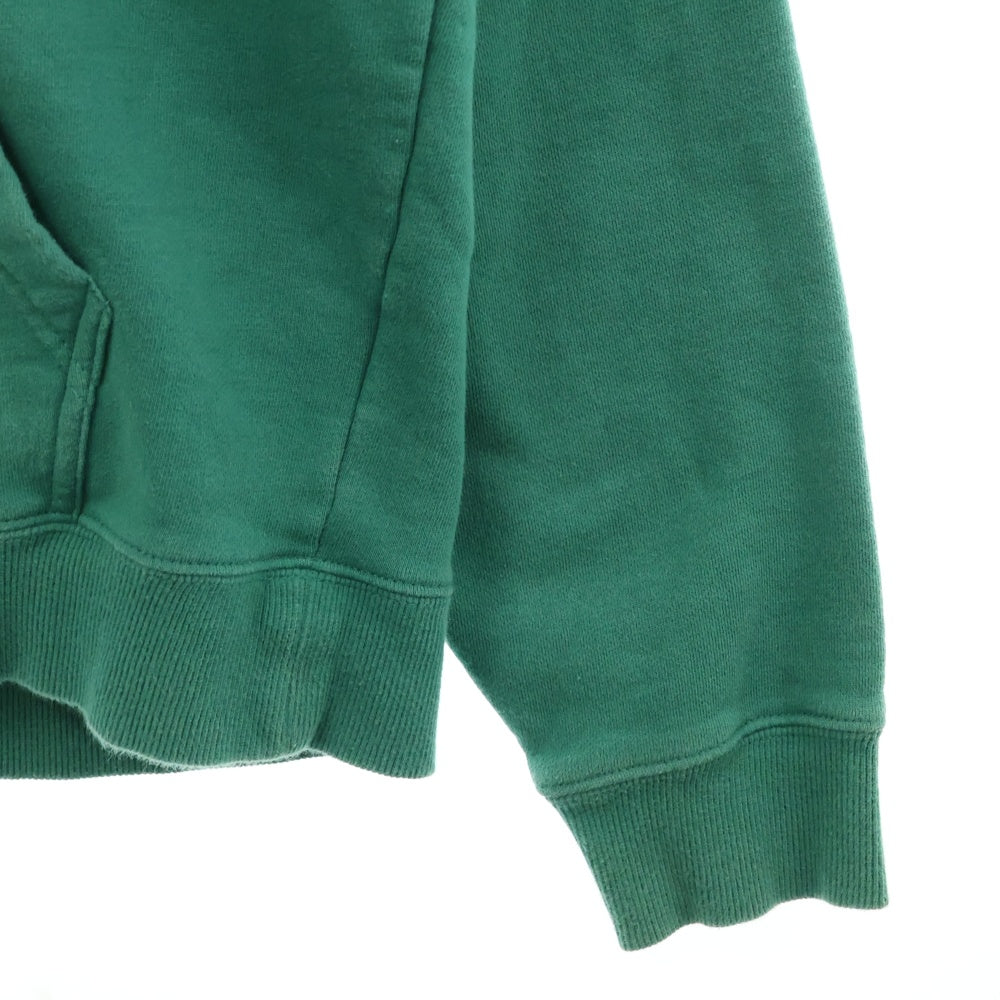 STUSSY(ステューシー) CIRCLE C PULLOVER HOODIE サークル シー 刺繍ロゴ プルオーバー フーディー パーカー グリーン 118397